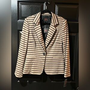 NEW JM Studio Striped Blazer NWT